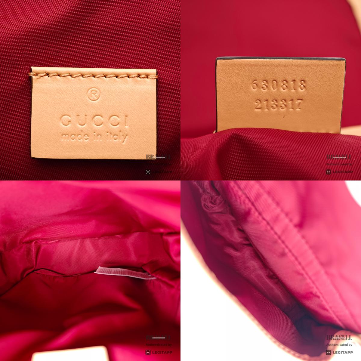 GUCCI GG Wool Backpack Gray Wool Backpack 【ImportFeeFREE】