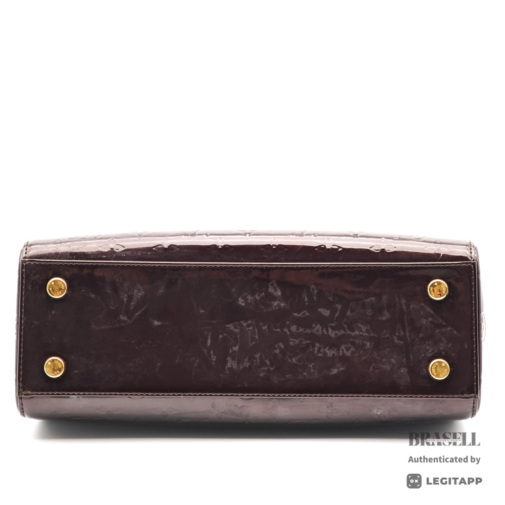 LOUIS VUITTON Brea MM Monogram Vernis Patent Leather Hand Bag 【ImportFeeFREE】