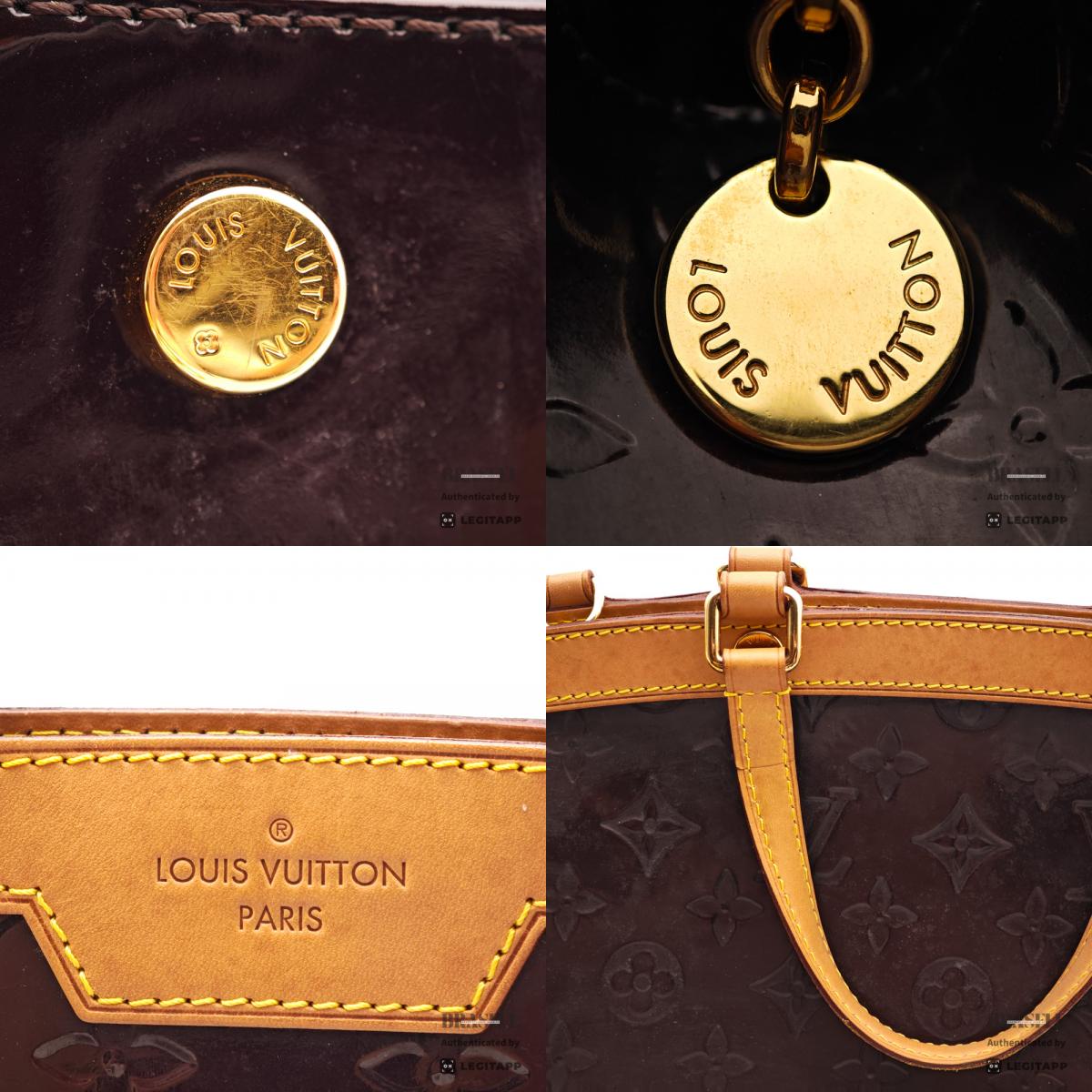 LOUIS VUITTON Brea MM Monogram Vernis Patent Leather Hand Bag 【ImportFeeFREE】