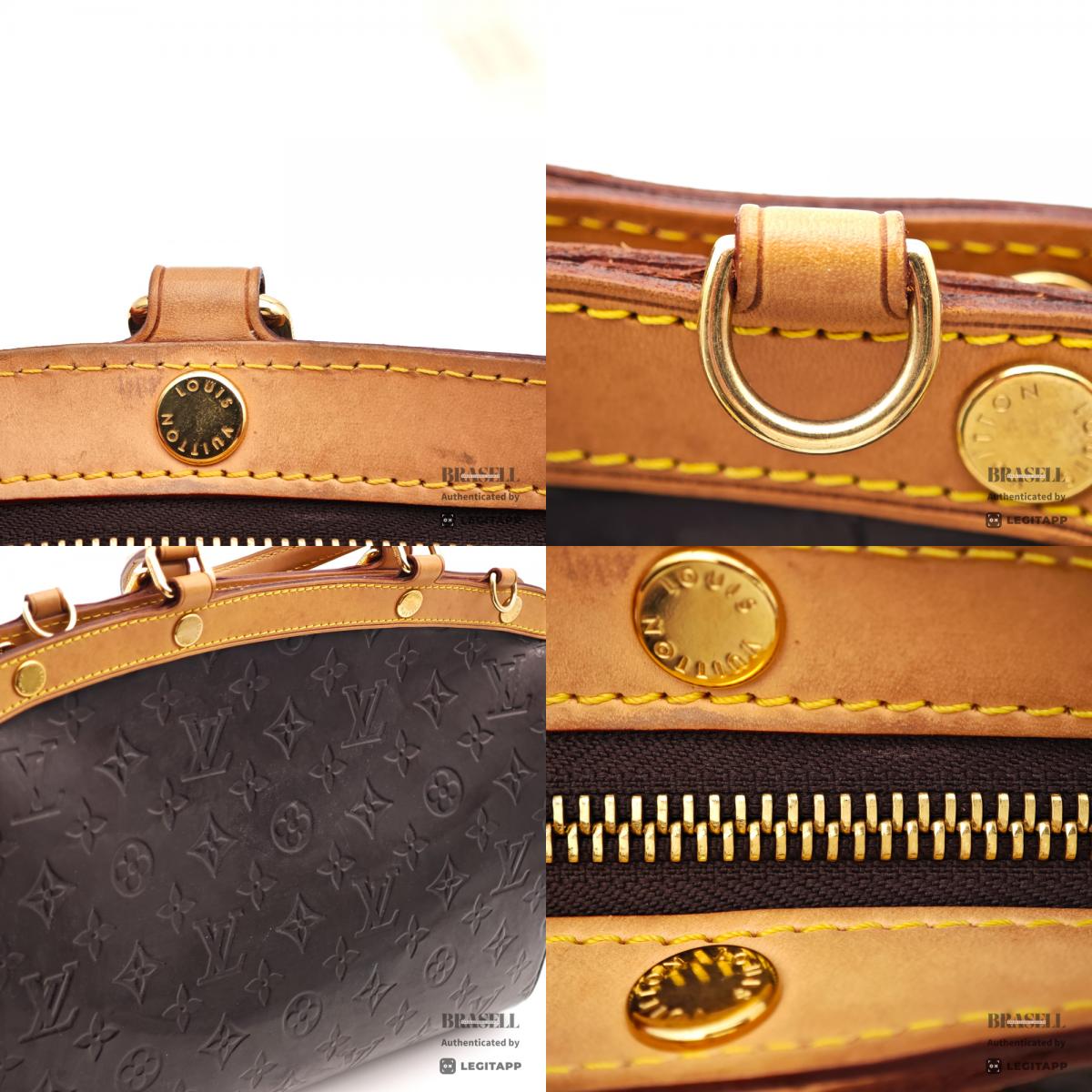 LOUIS VUITTON Brea MM Monogram Vernis Patent Leather Hand Bag 【ImportFeeFREE】