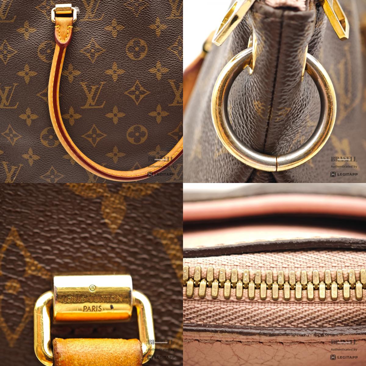 LOUIS VUITTON Pallas Monogram Canvas M40468 Shoulder Bag 【ImportFeeFREE】