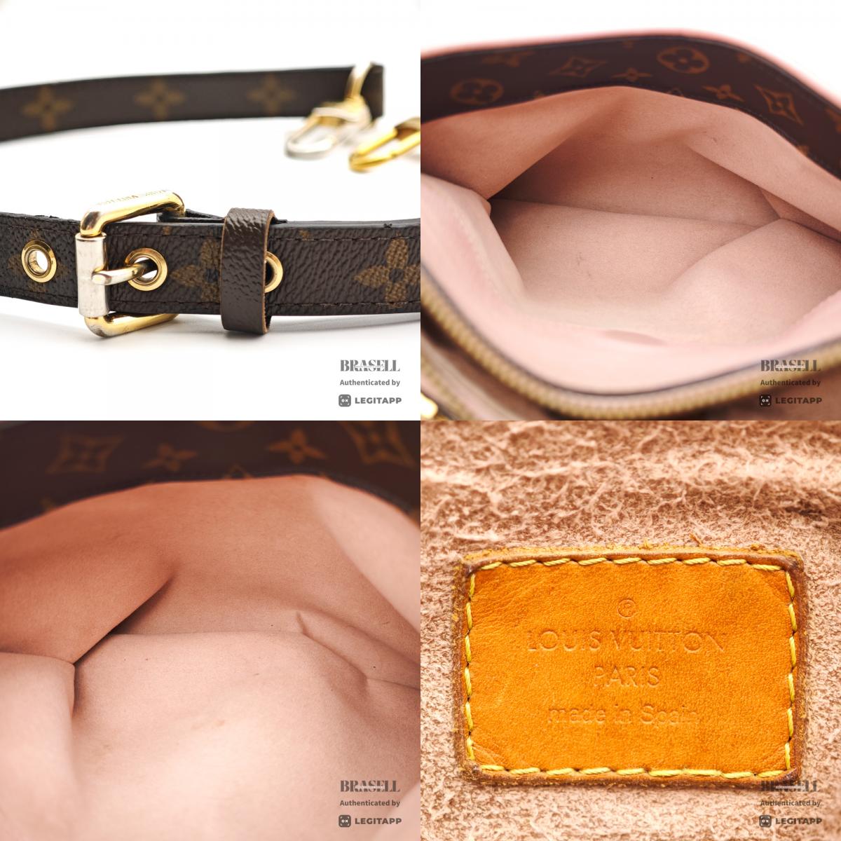 LOUIS VUITTON Pallas Monogram Canvas M40468 Shoulder Bag 【ImportFeeFREE】