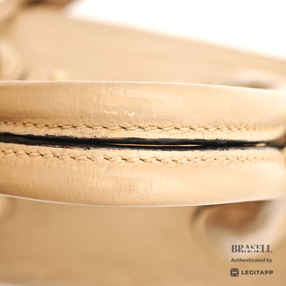 LOUIS VUITTON PontNeuf MMEmpreinte Leather Beige HandBag M41750【ImportFeeFREE】