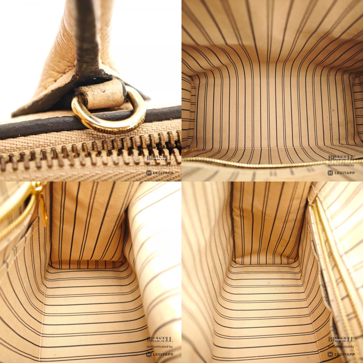 LOUIS VUITTON PontNeuf MMEmpreinte Leather Beige HandBag M41750【ImportFeeFREE】