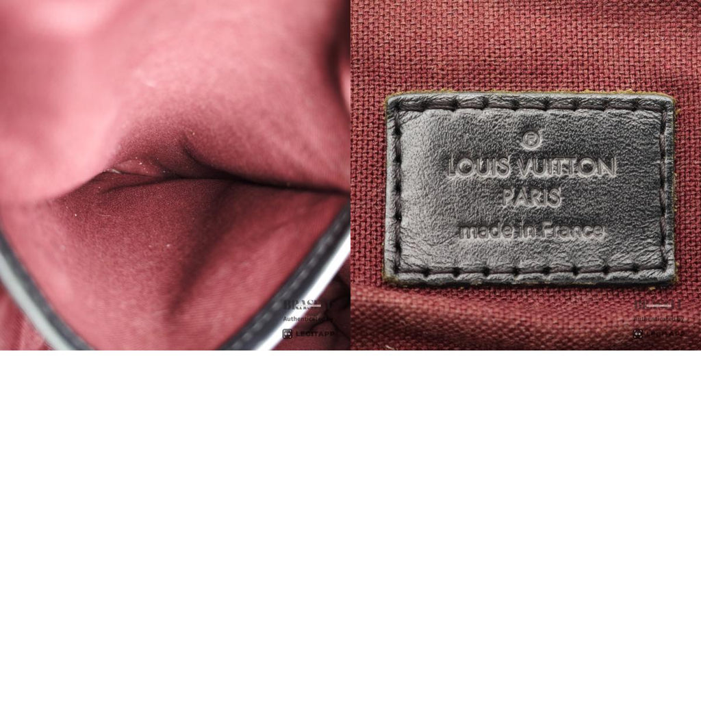 LOUIS VUITTON Bus MM Monogram Macassar Canvas Shoulder Bag M56715【ImportFeeFREE