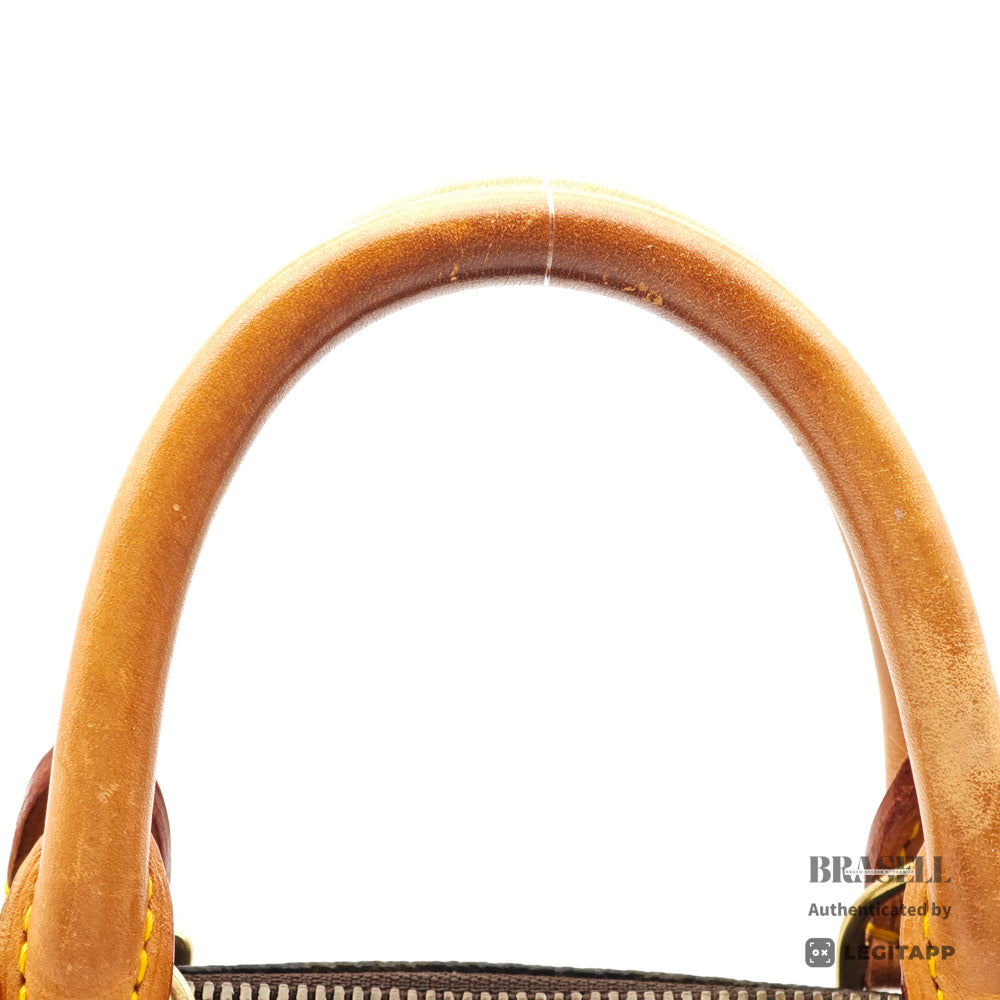 LOUIS VUITTON Alma PM Monogram Canvas Brown Hand Bag M51130 【ImportFeeFREE】