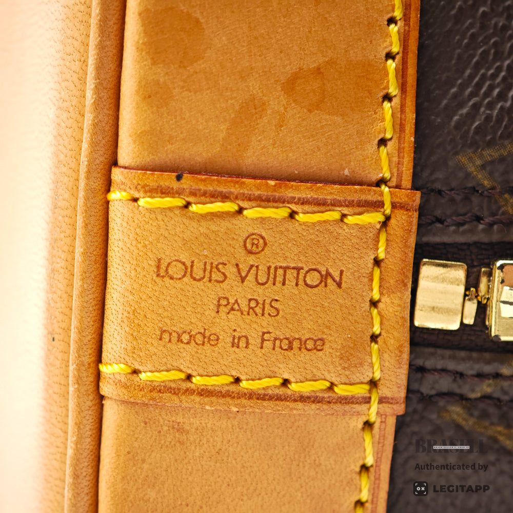 LOUIS VUITTON Alma PM Monogram Canvas Brown Hand Bag M51130 【ImportFeeFREE】