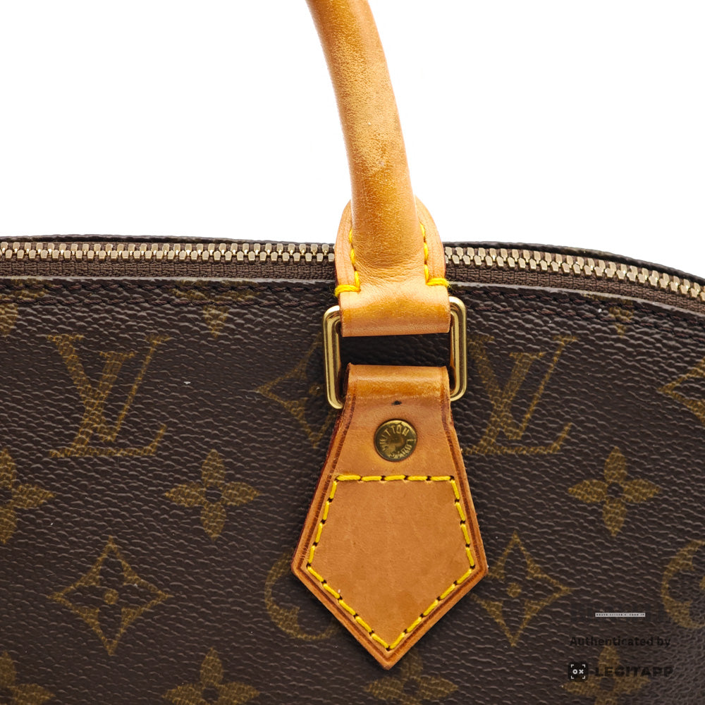 LOUIS VUITTON Alma PM Monogram Canvas Brown Hand Bag M51130 【ImportFeeFREE】