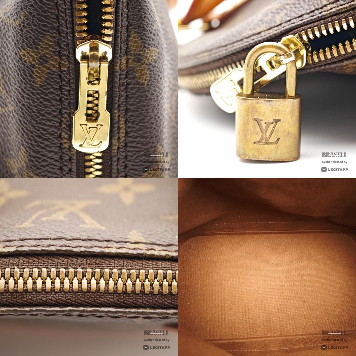 LOUIS VUITTON Alma PM Monogram Canvas Brown Hand Bag M51130 【ImportFeeFREE】