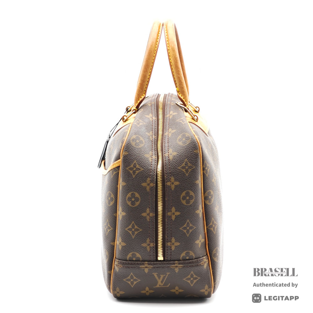 LOUIS VUITTON Deauville Monogram Canvas Brown Hand Bag M47270 【ImportFeeFREE】