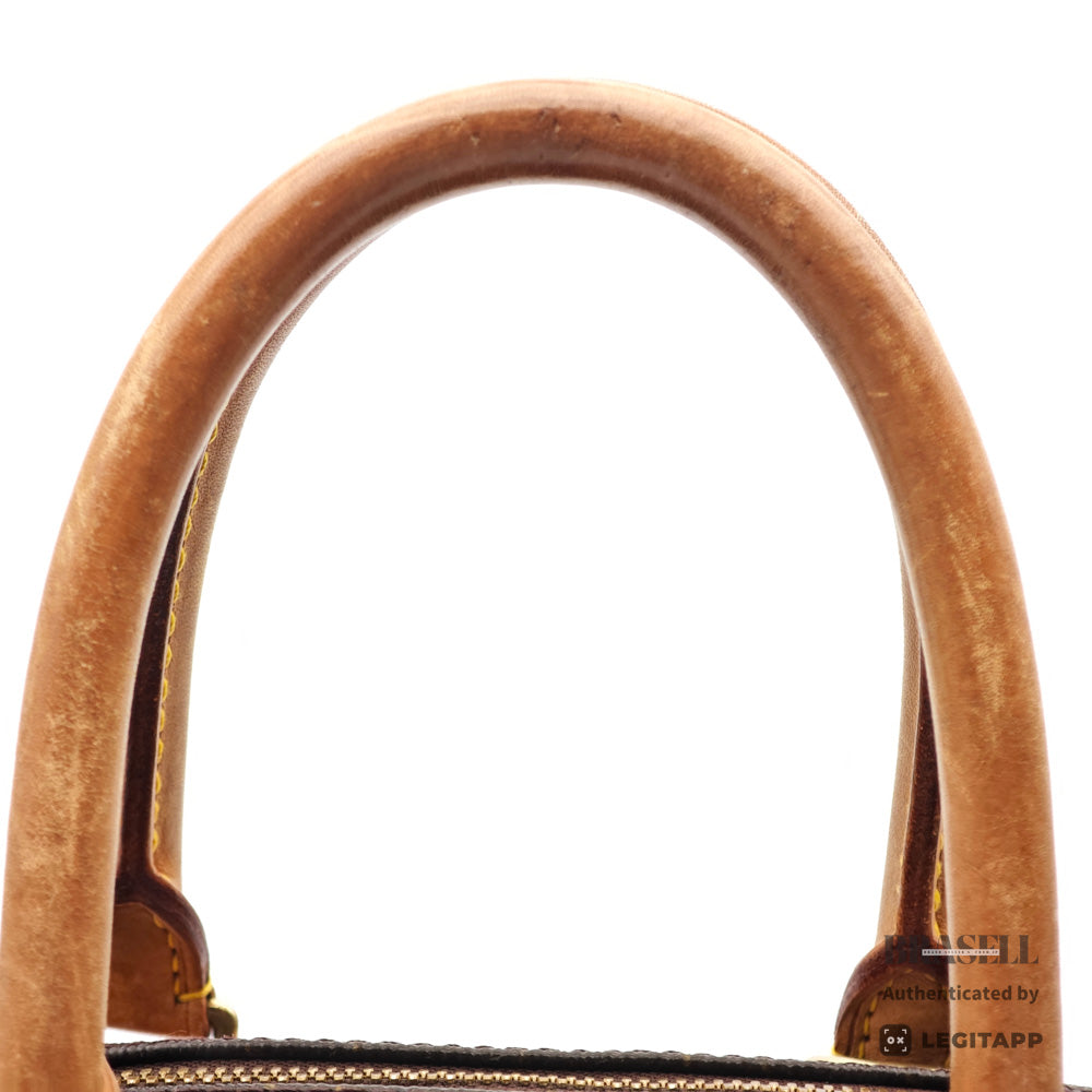 LOUIS VUITTON Deauville Monogram Canvas Brown Hand Bag M47270 【ImportFeeFREE】