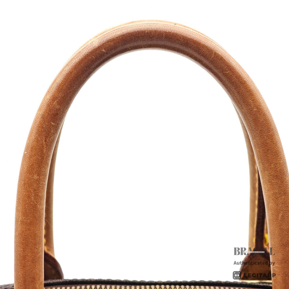 LOUIS VUITTON Deauville Monogram Canvas Brown Hand Bag M47270 【ImportFeeFREE】