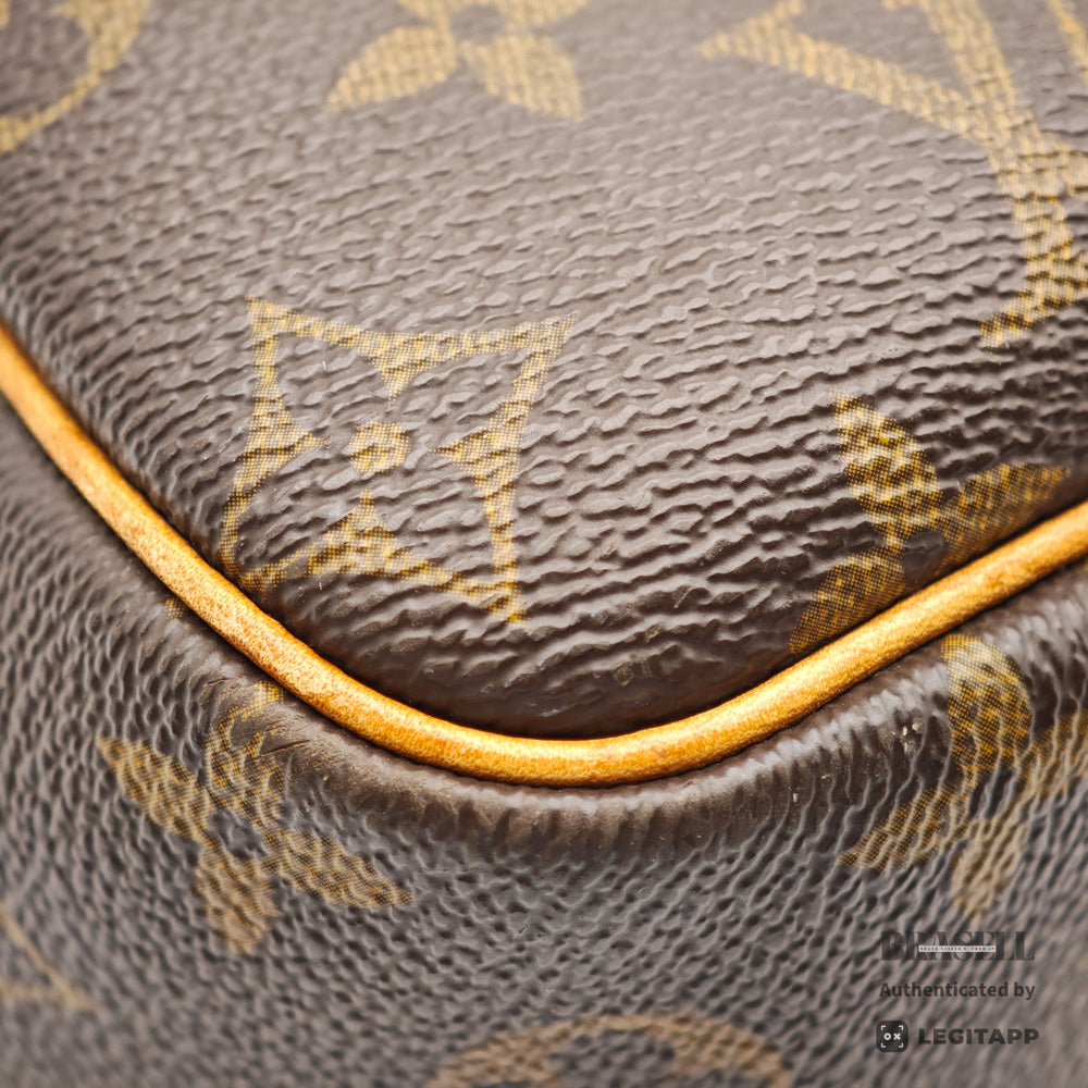 LOUIS VUITTON Deauville Monogram Canvas Brown Hand Bag M47270 【ImportFeeFREE】