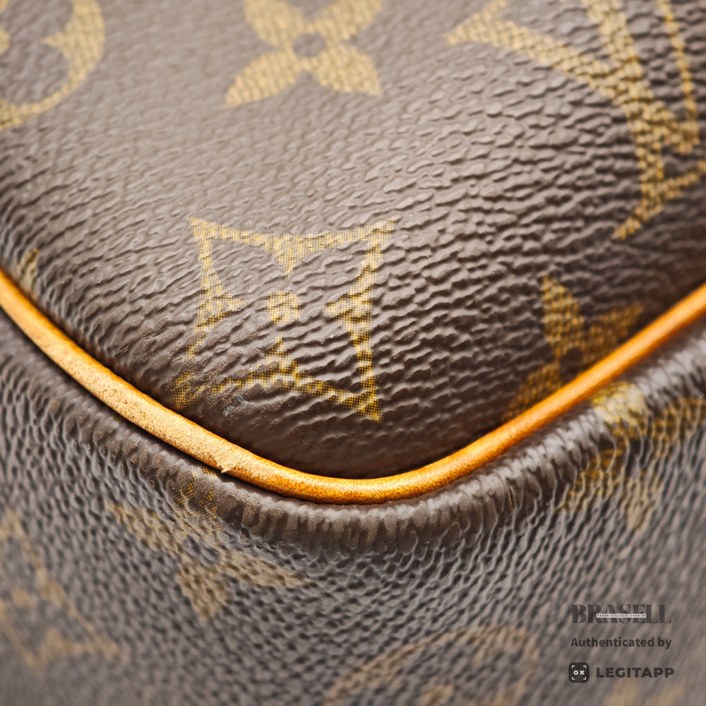 LOUIS VUITTON Deauville Monogram Canvas Brown Hand Bag M47270 【ImportFeeFREE】