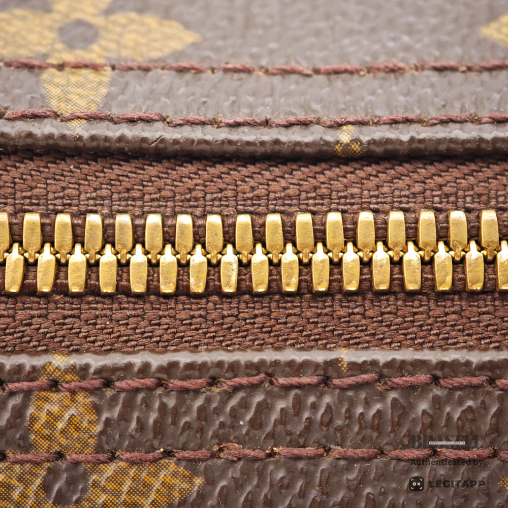 LOUIS VUITTON Deauville Monogram Canvas Brown Hand Bag M47270 【ImportFeeFREE】