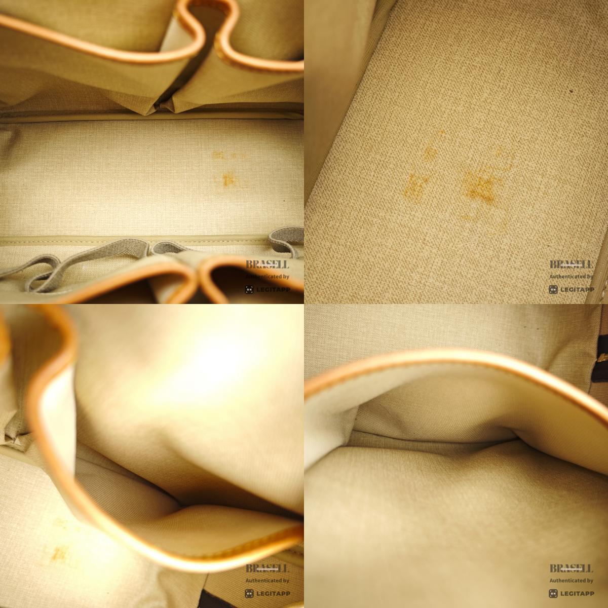 LOUIS VUITTON Deauville Monogram Canvas Brown Hand Bag M47270 【ImportFeeFREE】