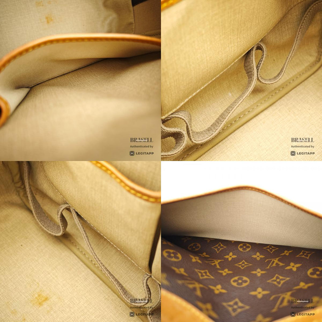LOUIS VUITTON Deauville Monogram Canvas Brown Hand Bag M47270 【ImportFeeFREE】