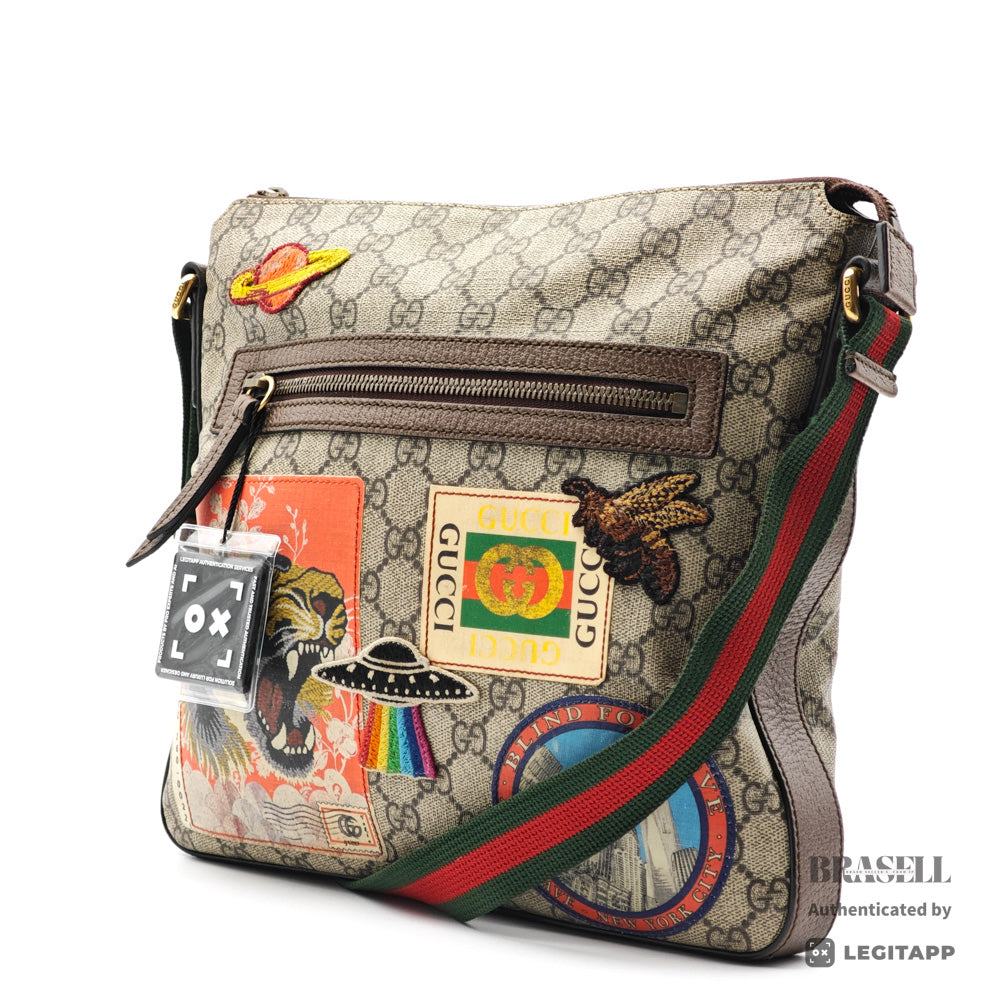 GUCCI 406408 562600 Shoulder Bag Canvas Unisex