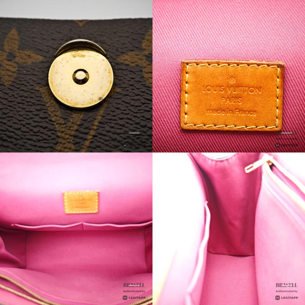 LOUIS VUITTON M42738 DU0198 Handbag Monogram Canvas Women's