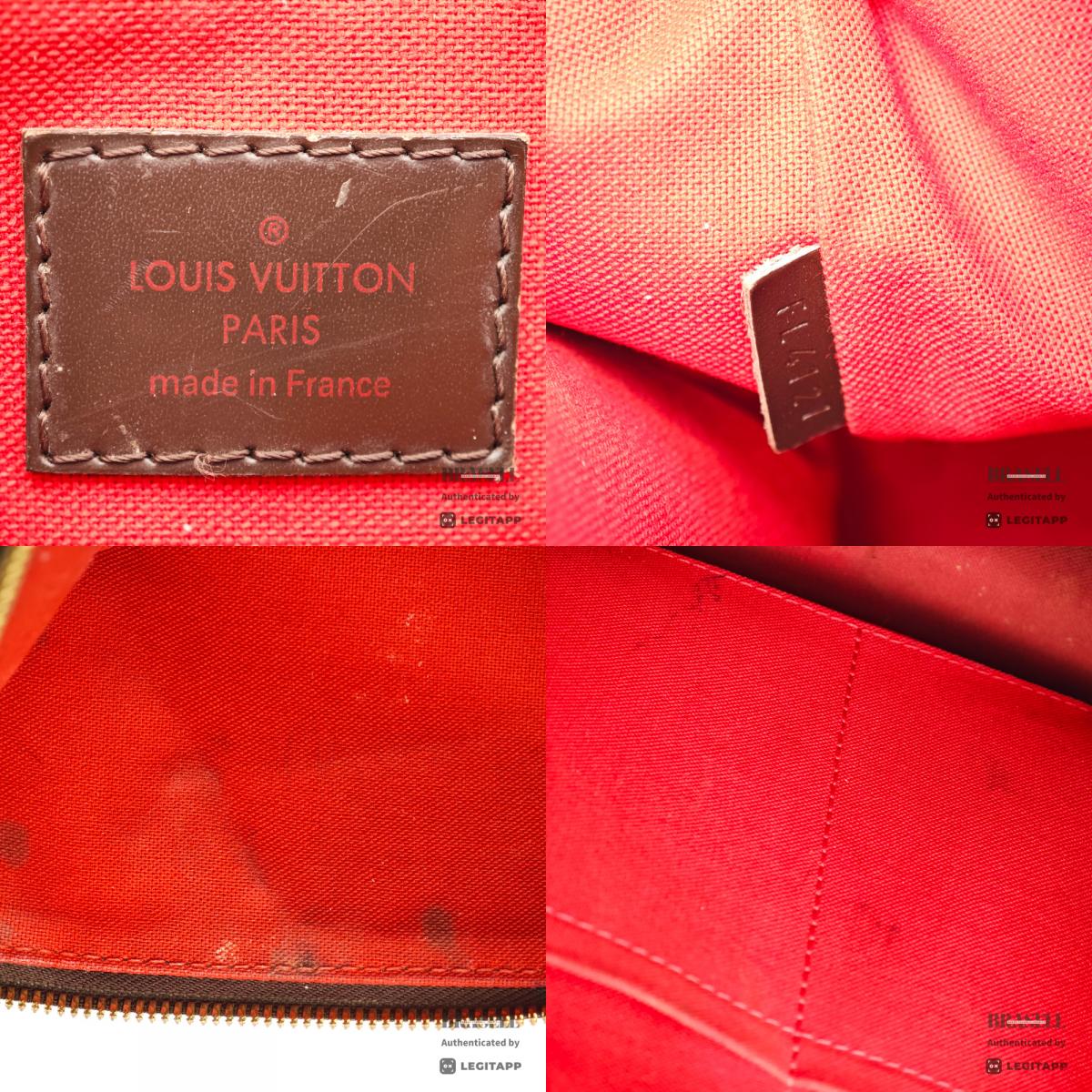 LOUIS VUITTON N41102 FL4121 Handbag Damier Canvas Women's