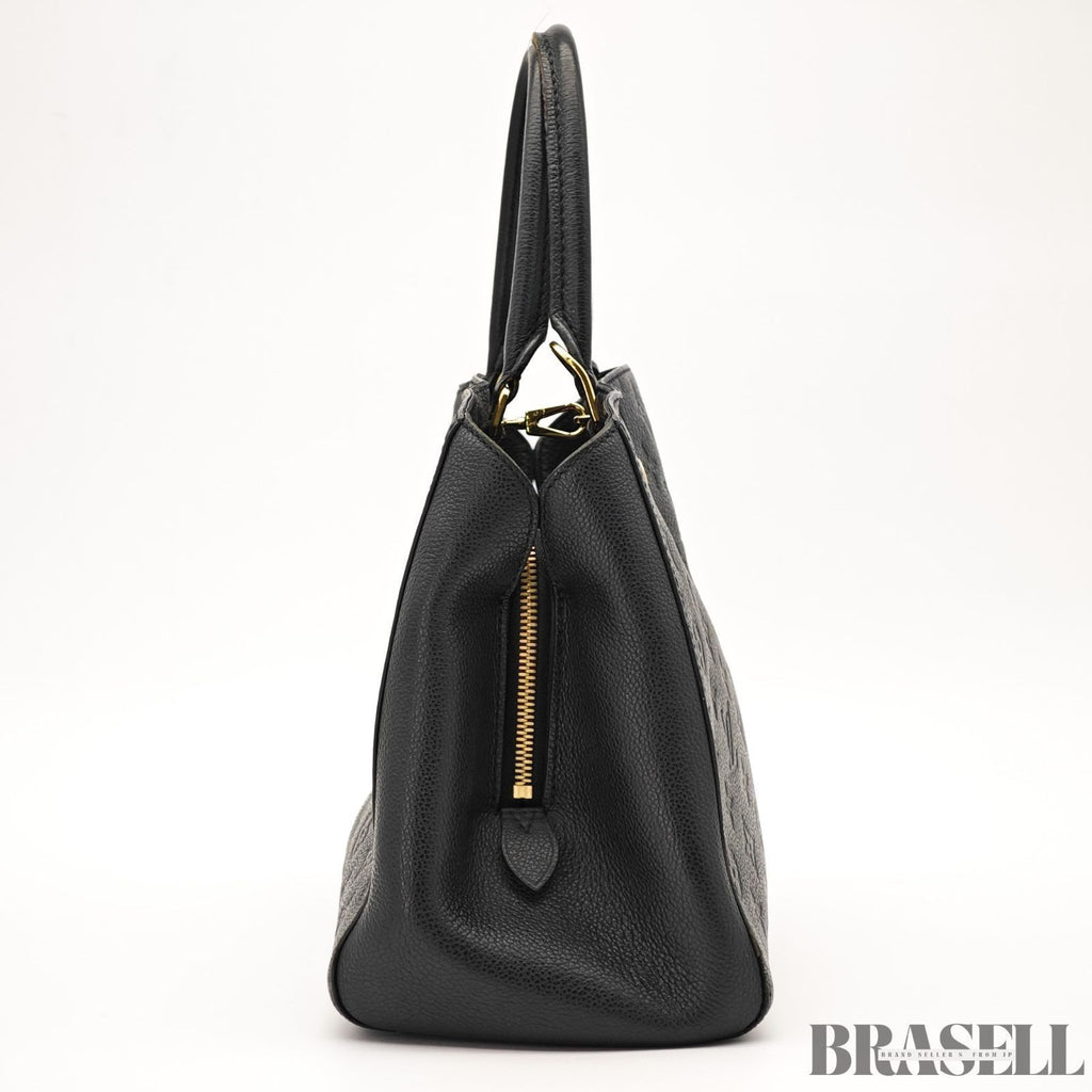 Louis Vuitton Empreinte Montaigne MM M41048 2Way Handbag Shoulder Bag Black