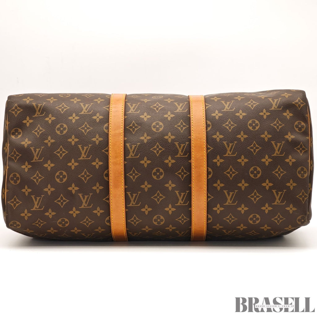Louis Vuitton Keepall 50 Monogram M41426 Boston Bag Brown With Padlock Key