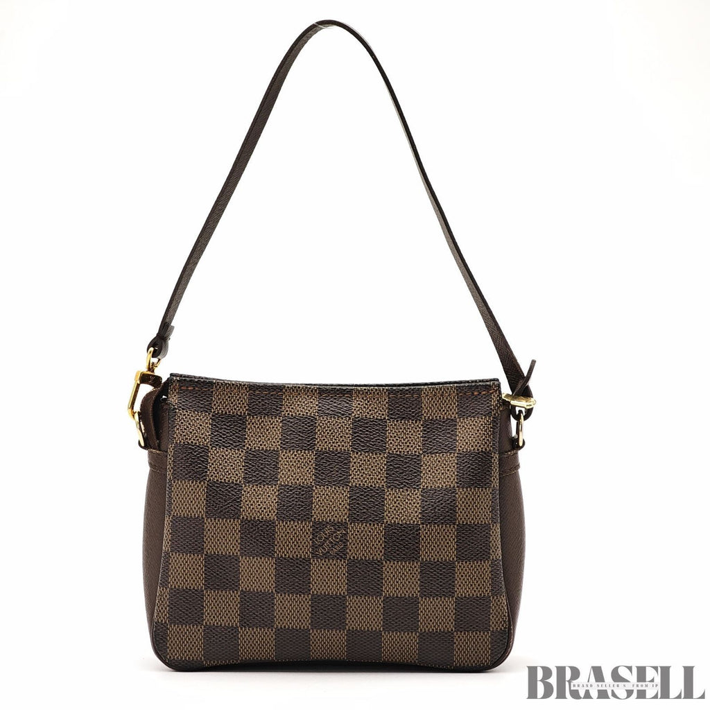 Louis Vuitton Trousse Makeup N51982 Handbag One Shoulder Damier Canvas Brown