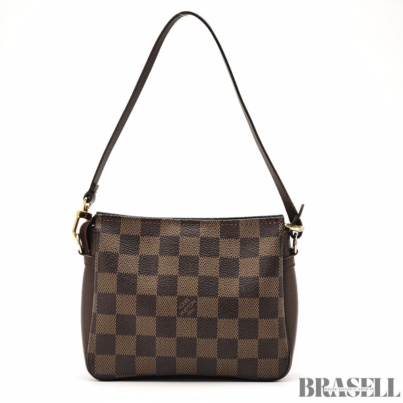 Louis Vuitton Trousse Makeup N51982 Handbag One Shoulder Damier Canvas Brown
