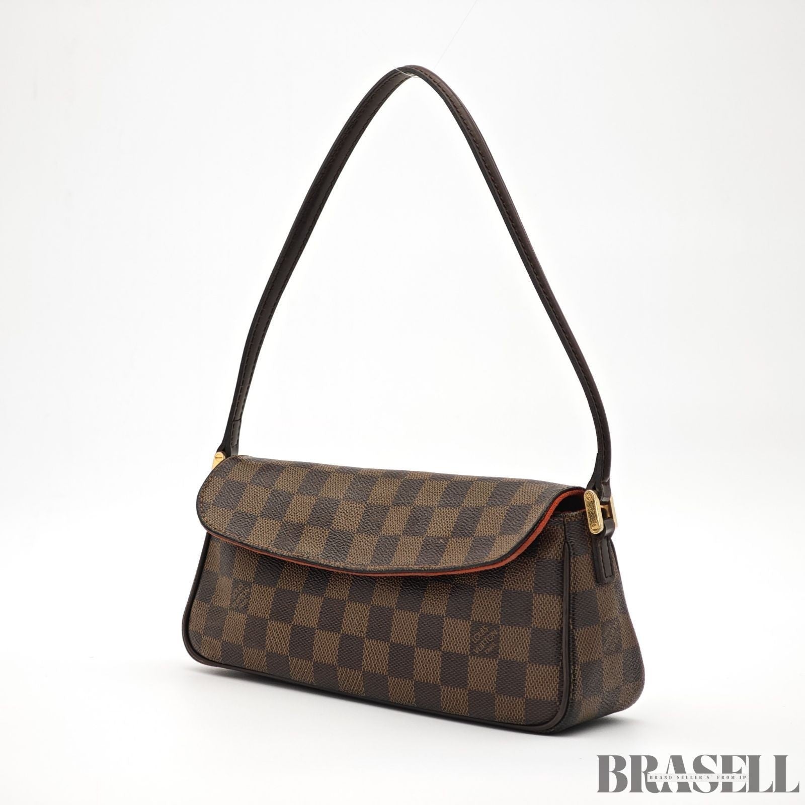 Louis Vuitton Damier Recoleta Handbag One Shoulder Bag Brown Women N51299