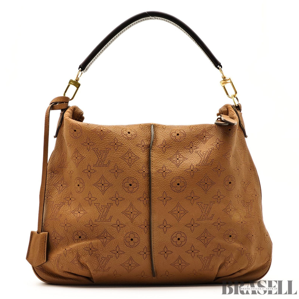 Louis Vuitton Serena PM M94212 Mahina Caramel 2Way Handbag Shoulder Bag
