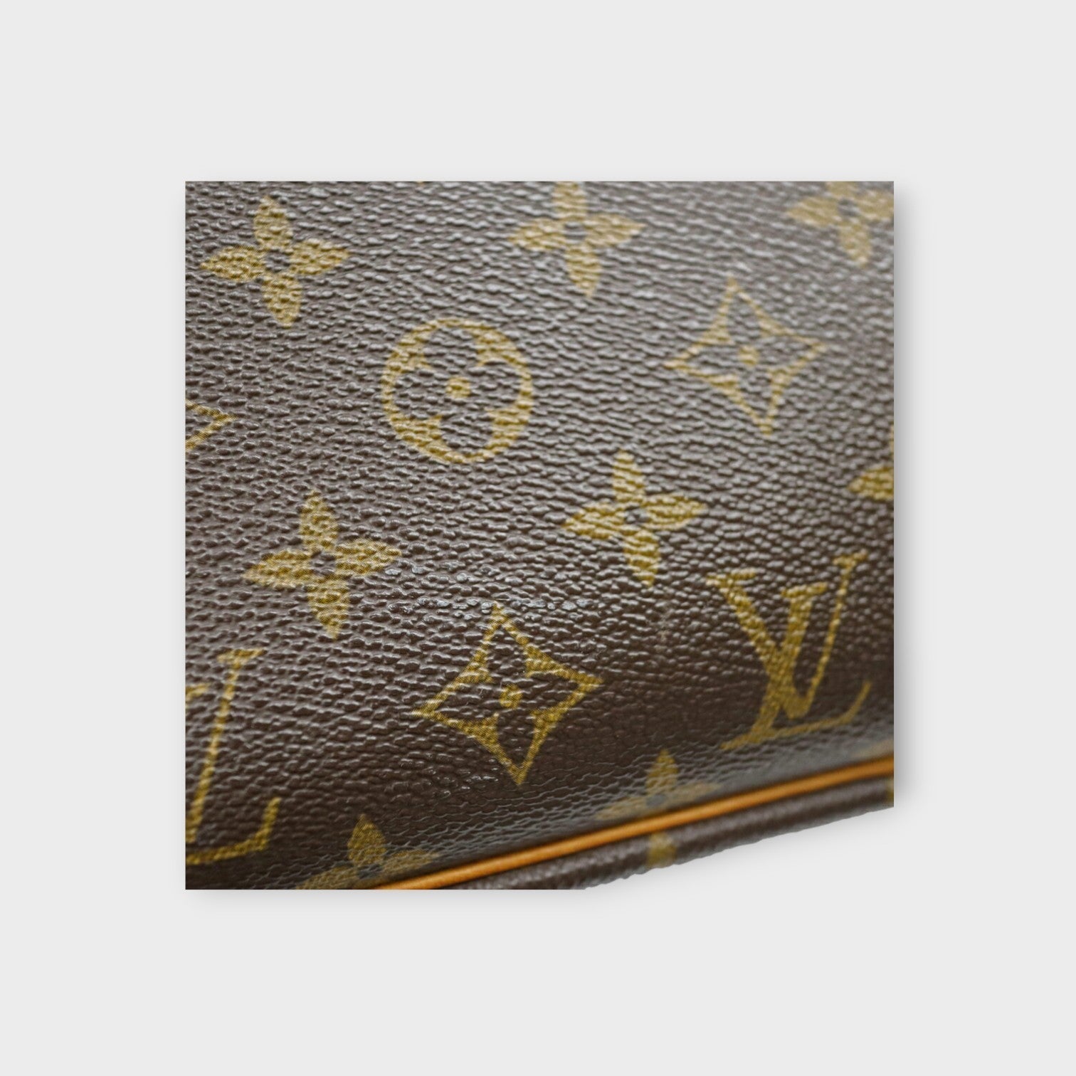 Louis Vuitton M47270 Bowling Vanity Deauville Brown PVC Leather【B】