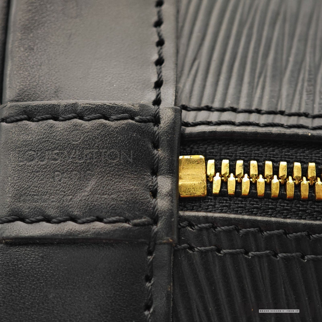 LOUIS VUITTON Alma PM M52802 Black Epi Leather Handbag Women’s