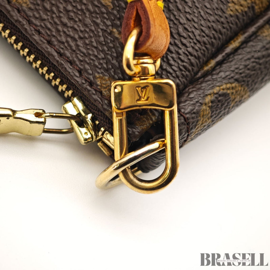 Louis Vuitton Accessoire M51980 Bag Handbag Compact Monogram Leather Brown
