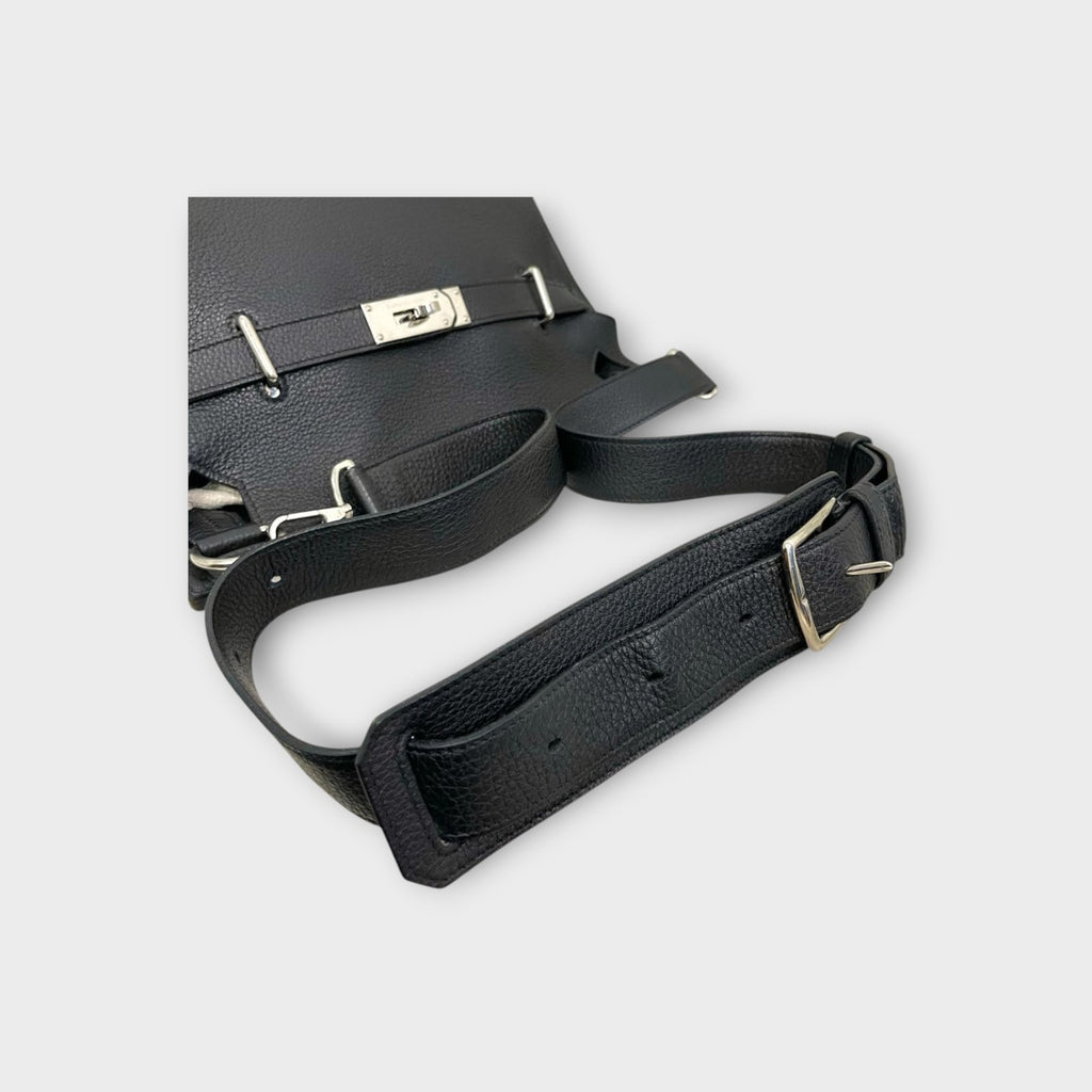 Hermès Jypsière 34 Shoulder Bag Ꮇ Stamp 2009 Black Leather 【A】