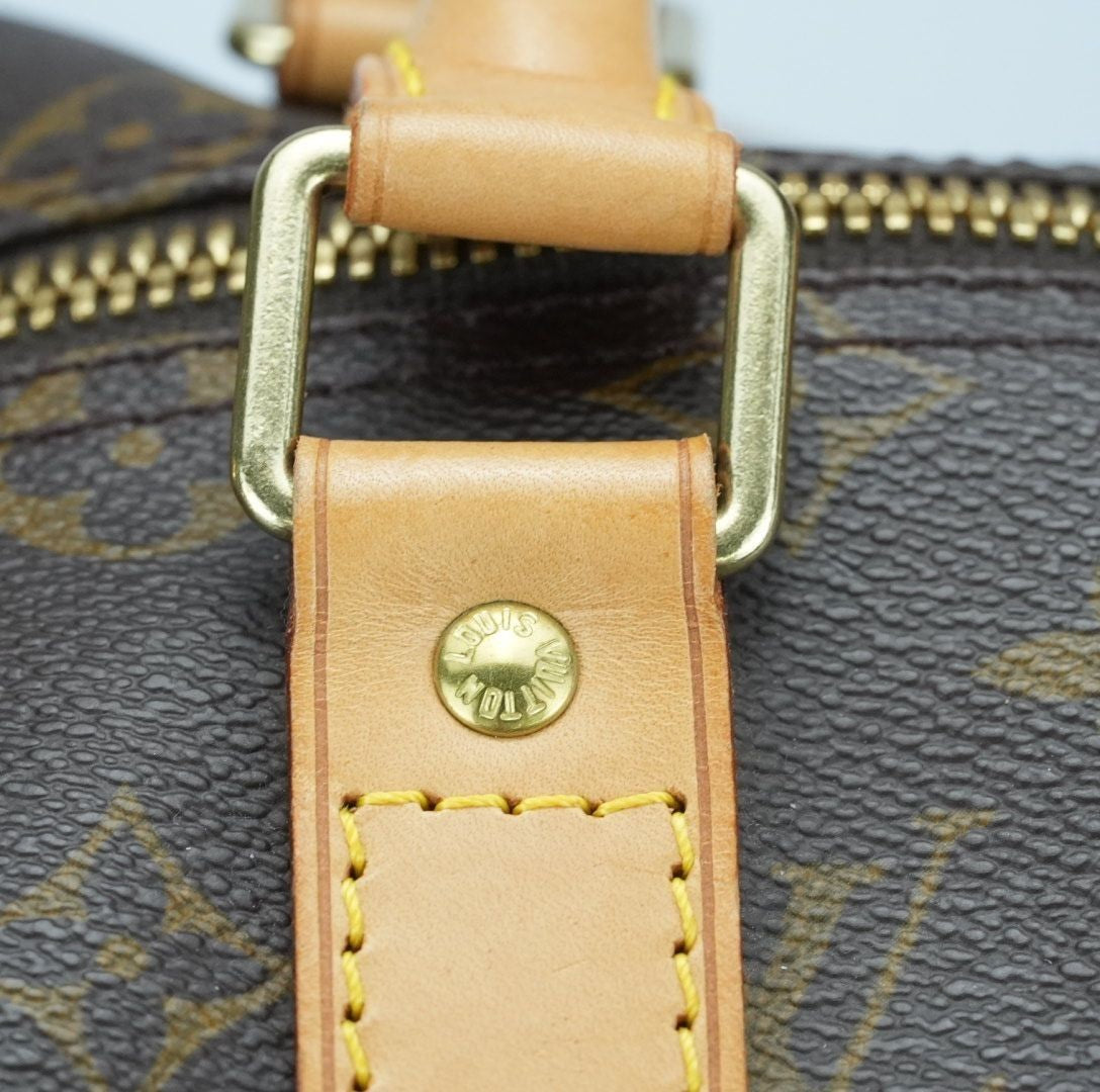 LOUIS VUITTON Keepall 45 M41428 Boston Bag Travel Bag Brown Large Capacity