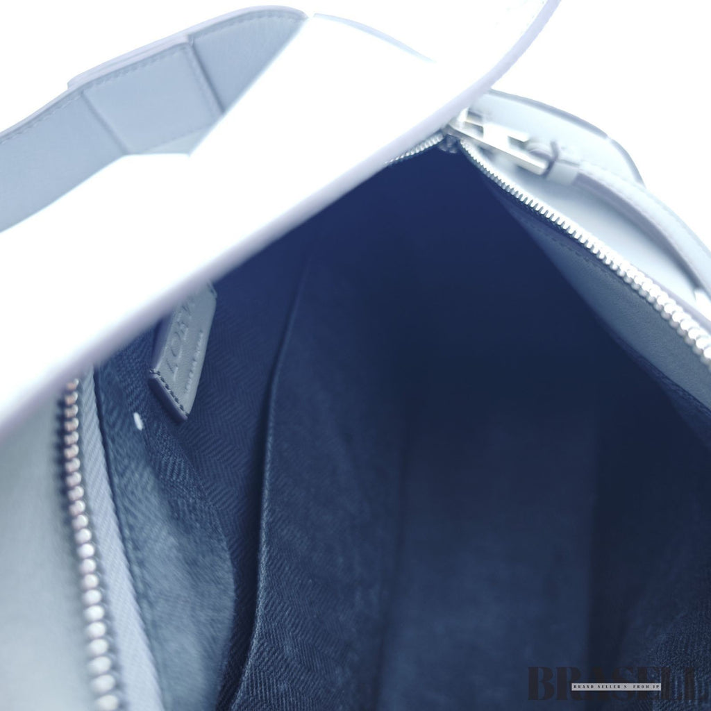 LOEWE Puzzle Bum Bag Small B510P35X09 Unique Cube-shaped Body/Shoulder Bag Gray