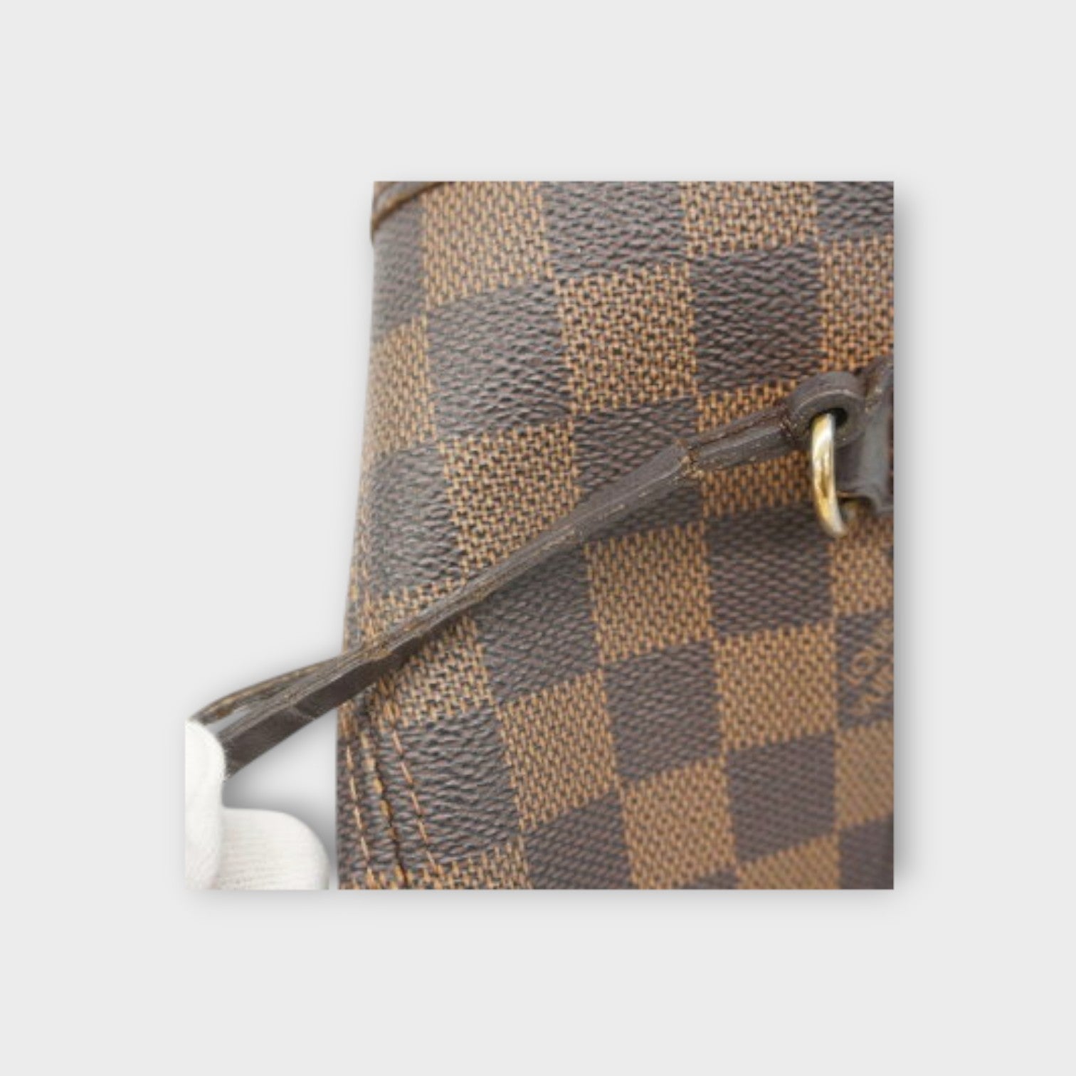 Louis Vuitton Tote Bag Damier Neverfull MM N40599 Ebene Ladies【B】