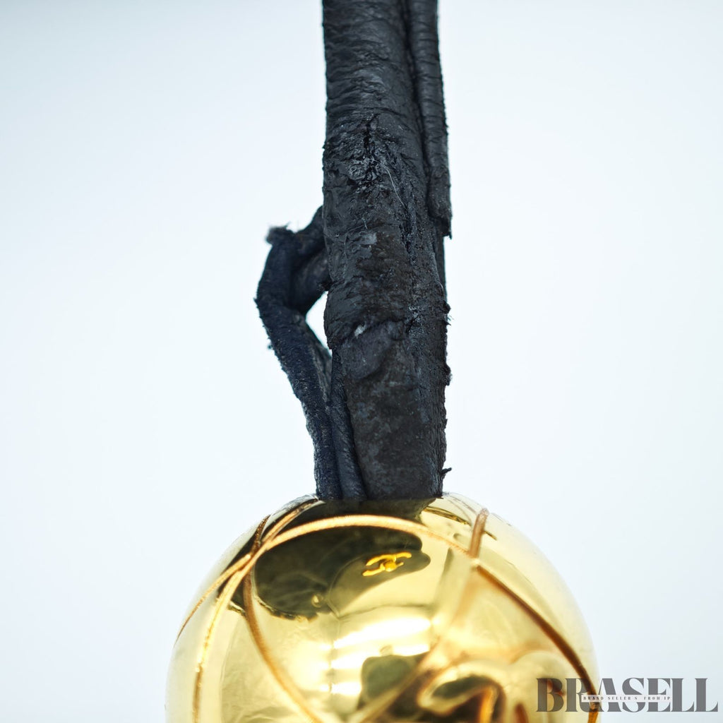 Chanel Coco Mark Chain Shoulder bag Black Women With Authenticity Card