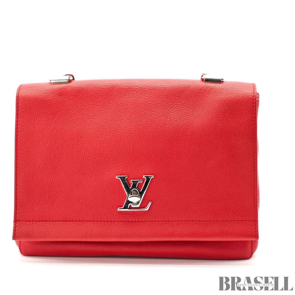 Louis Vuitton Lockme II Cartable M50249 Handbag Shoulder Bag 2Way Dahlia