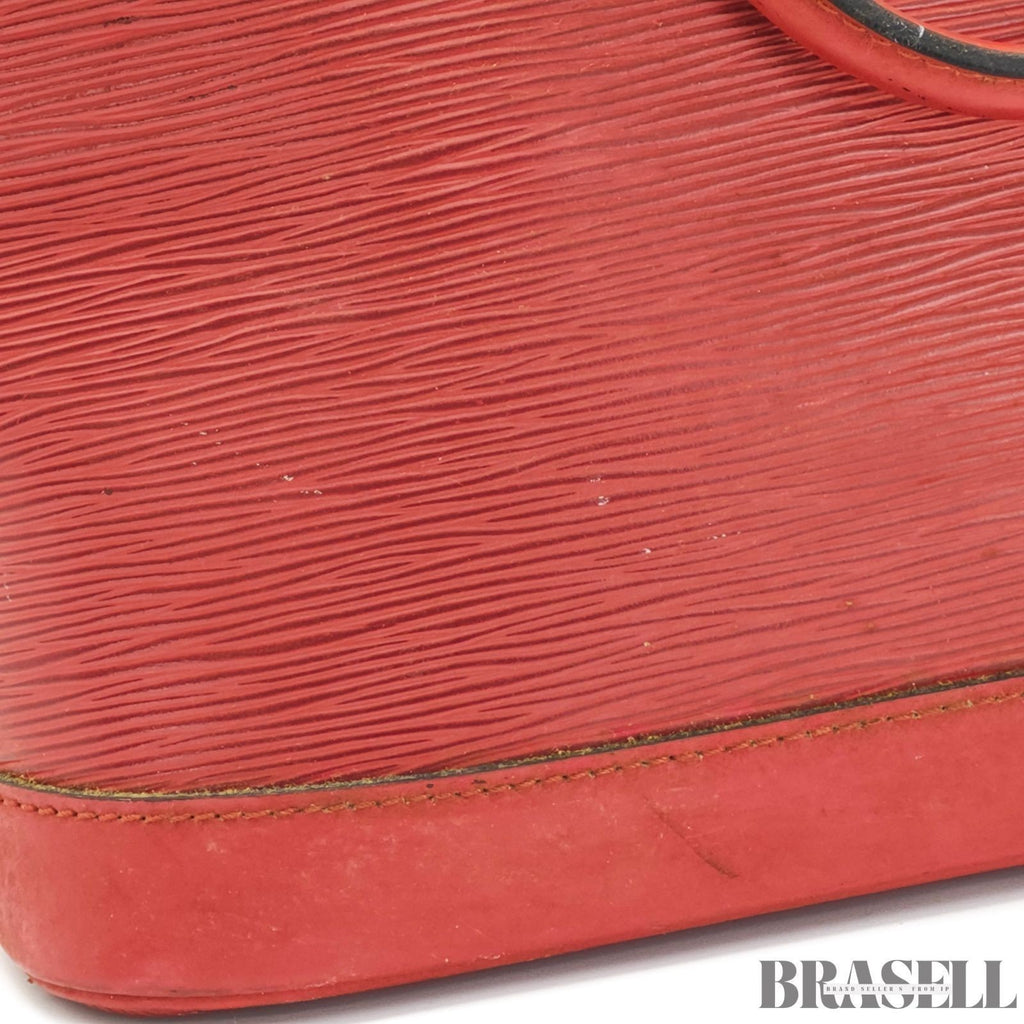 LOUIS VUITTON Alma PM M52147 Red Epi Leather Handbag Women’s