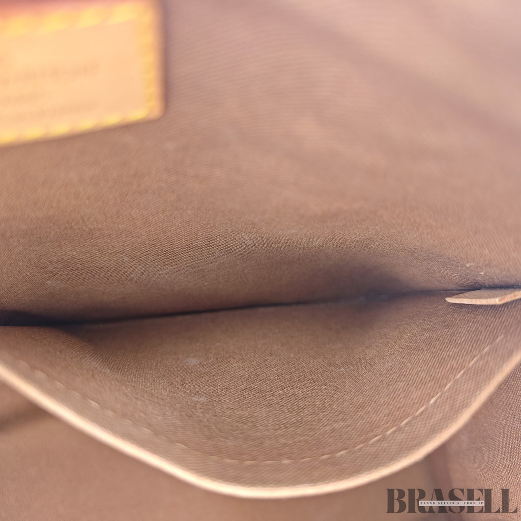 LOUIS VUITTON Popincourt Au M40007 Tote Bag Monogram Canvas Brown