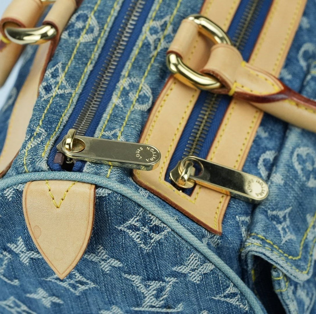 LOUIS VUITTON Monogram Denim Neo Speedy Blue M95019