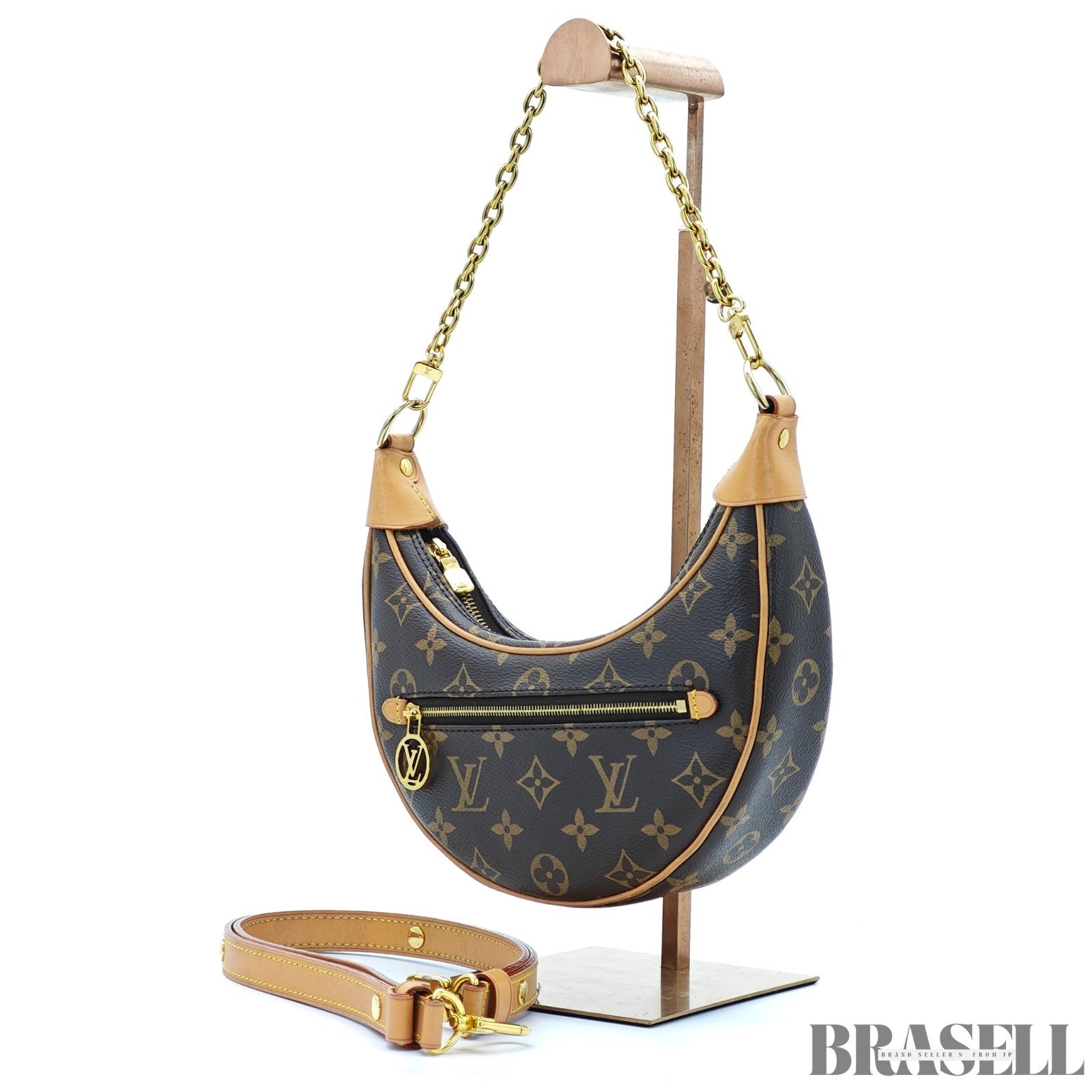LOUIS VUITTON Loop Bag M81098 Shoulder Bag Monogram Brown