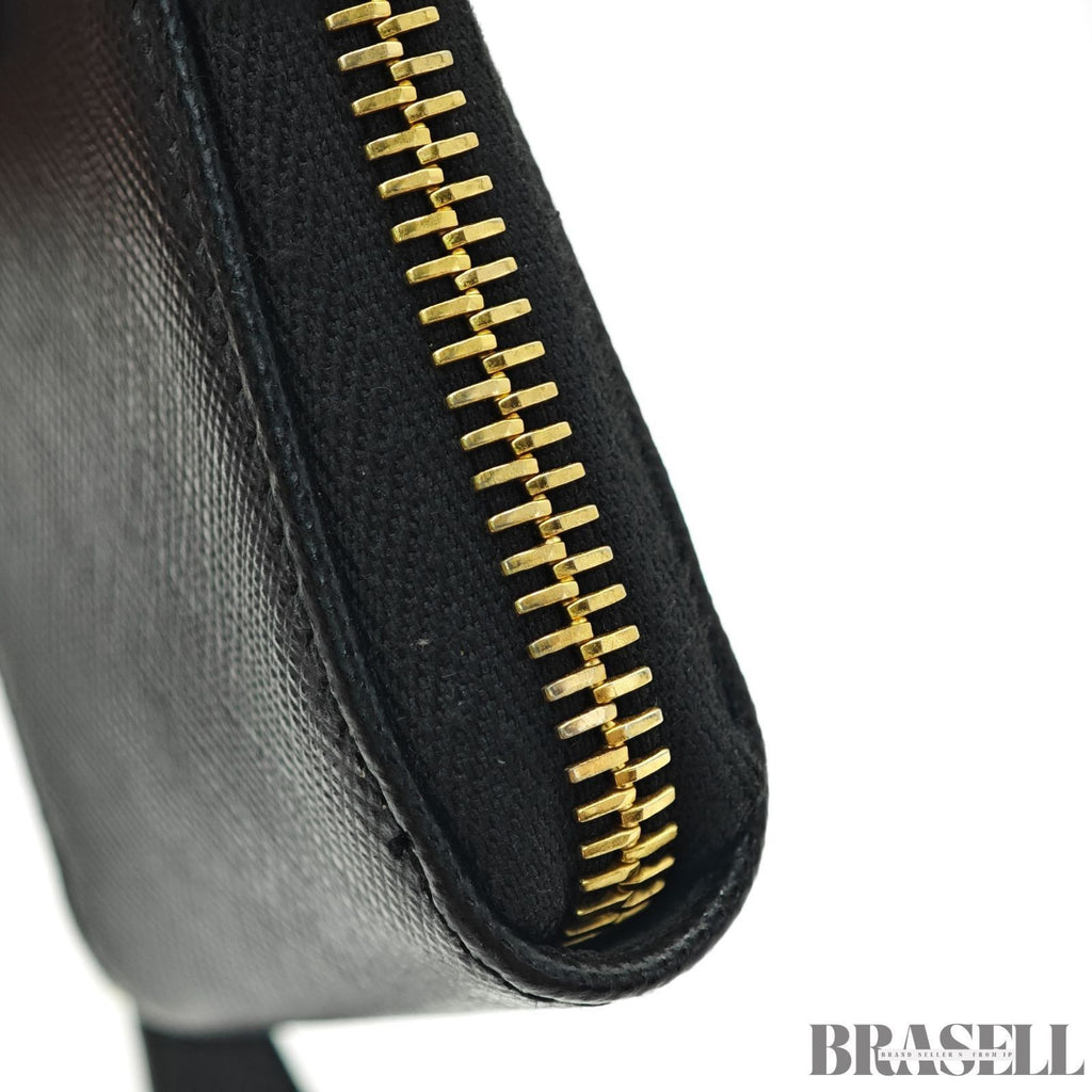 PRADA Re-Edition 2005 Saffiano 1BH204 Handbag Chain Nero Black Leather