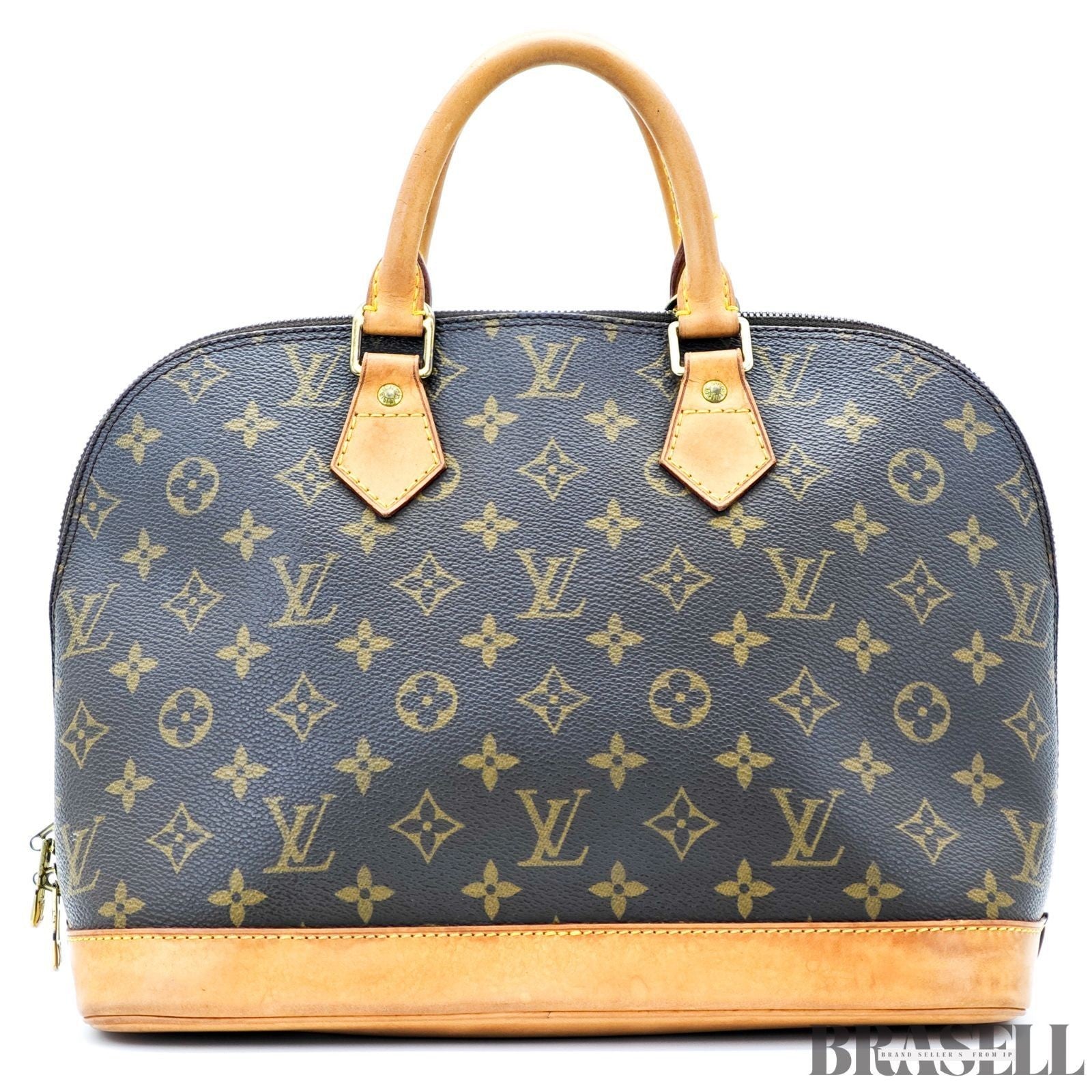 LOUIS VUITTON Alma PM M51130 Monogram Brown Top Handle Handbag Women’s