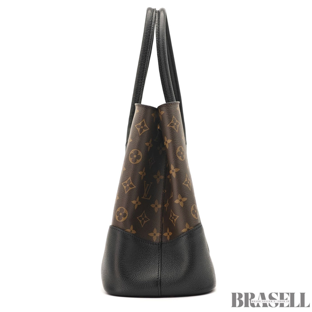 Louis Vuitton Flandrin M41595 2Way Handbag Shoulder Bag Trapezoid Brown Black
