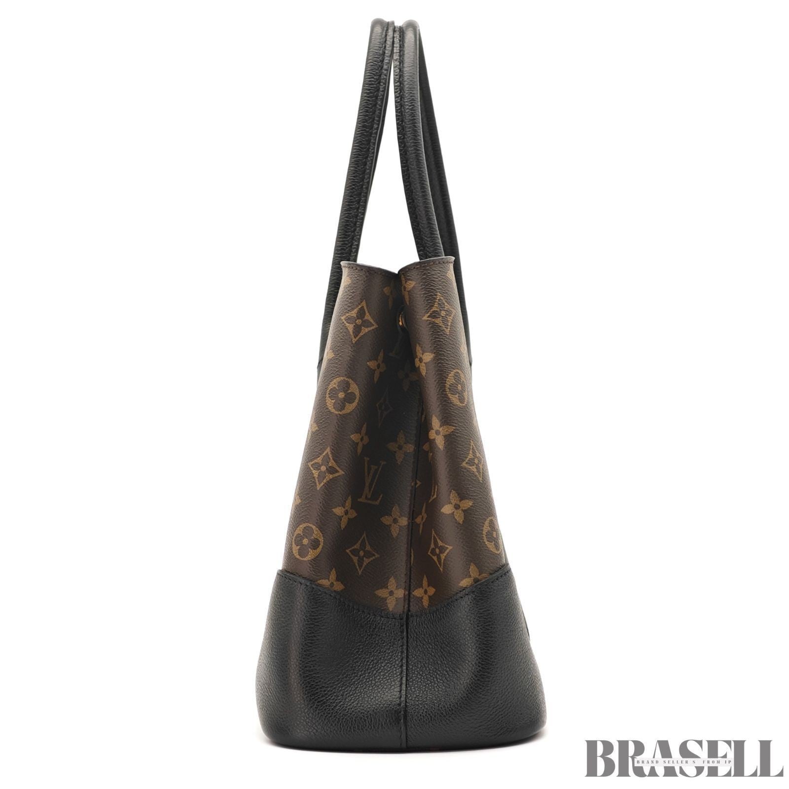 Louis Vuitton Flandrin M41595 2Way Handbag Shoulder Bag Trapezoid Brown Black