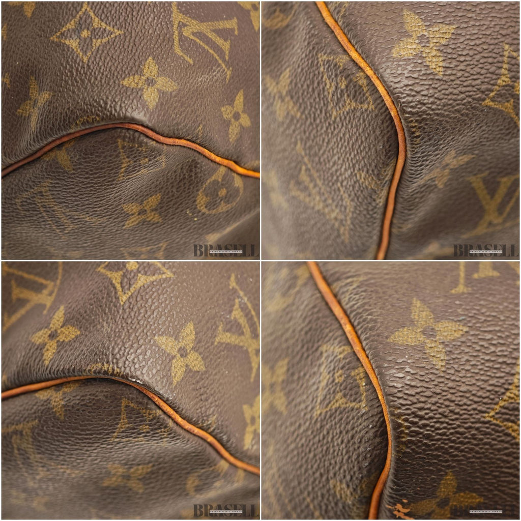 Louis Vuitton Monogram Speedy 30 M41108 Handbag Mini Boston Bag Canvas Brown