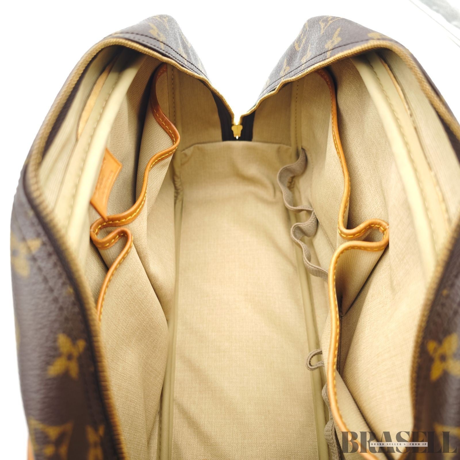 Louis Vuitton M47270 Monogram Deauville Handbag M47270 PVC Coated Canvas Brown