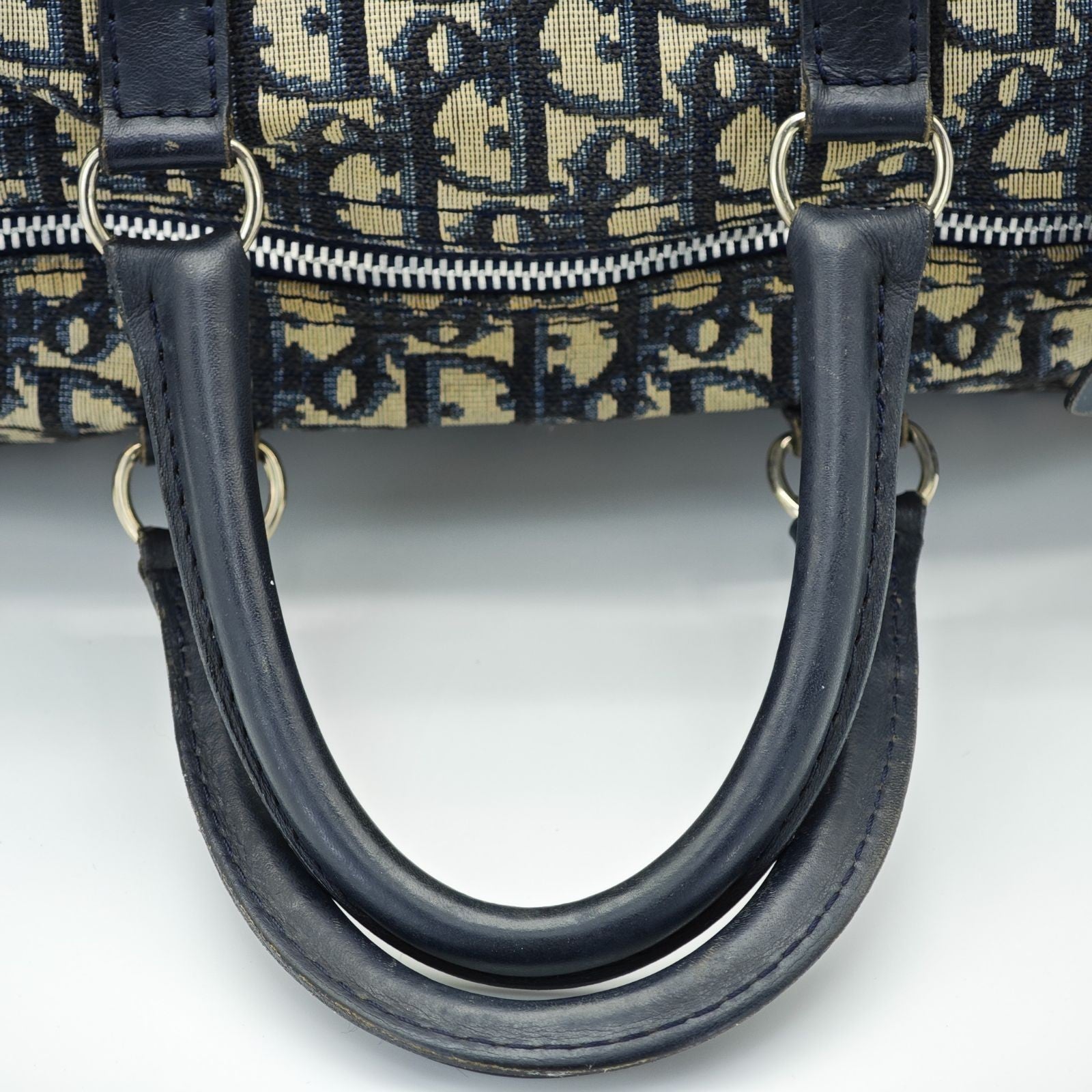 Dior Trotter Boston Bag Canvas Navy Color Women’s Bag